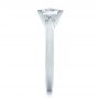  Platinum Platinum Contemporary Solitaire Princess Cut Diamond Engagement Ring - Side View -  100398 - Thumbnail