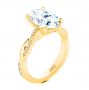 18k Yellow Gold 18k Yellow Gold Criss-cross Engagement Ring - Three-Quarter View -  107436 - Thumbnail