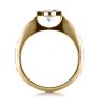 14k Yellow Gold 14k Yellow Gold Custom Bezel Set Diamond Engagement Ring - Front View -  1215 - Thumbnail