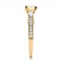 14k Yellow Gold 14k Yellow Gold Custom Champagne Diamond Engagement Ring - Side View -  100926 - Thumbnail