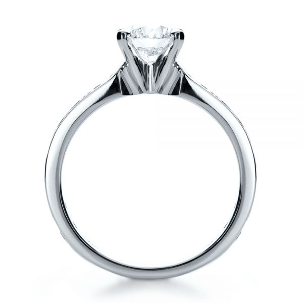 Custom Channel Set Diamond Engagement Ring #1138 - Seattle Bellevue ...