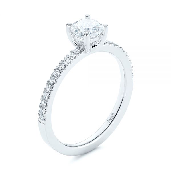 Custom Classic Diamond Engagement Ring - Image