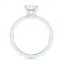  Platinum Platinum Custom Classic Diamond Engagement Ring - Front View -  105068 - Thumbnail