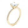 14k Yellow Gold 14k Yellow Gold Custom Classic Diamond Engagement Ring - Three-Quarter View -  105068 - Thumbnail