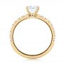 14k Yellow Gold 14k Yellow Gold Custom Classic Engagement Ring - Front View -  104158 - Thumbnail