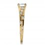 18k Yellow Gold 18k Yellow Gold Custom Contemporary Diamond Engagement Ring - Side View -  1218 - Thumbnail