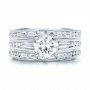 Custom Diamond Bridal Set - Top View -  102205 - Thumbnail