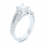 Custom Diamond Engagement Ring - Three-Quarter View -  102756 - Thumbnail
