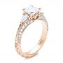 14k Rose Gold Custom Diamond Engagement Ring