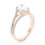 14k Rose Gold 14k Rose Gold Custom Diamond Engagement Ring - Three-Quarter View -  102604 - Thumbnail