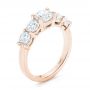 14k Rose Gold 14k Rose Gold Custom Diamond Engagement Ring - Three-Quarter View -  102941 - Thumbnail