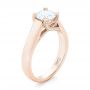 14k Rose Gold 14k Rose Gold Custom Diamond Engagement Ring - Three-Quarter View -  102996 - Thumbnail