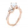 14k Rose Gold Custom Diamond Engagement Ring