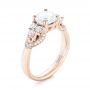 14k Rose Gold 14k Rose Gold Custom Diamond Engagement Ring - Three-Quarter View -  103519 - Thumbnail