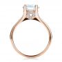 14k Rose Gold 14k Rose Gold Custom Diamond Engagement Ring - Front View -  100035 - Thumbnail