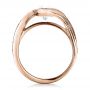 18k Rose Gold 18k Rose Gold Custom Diamond Engagement Ring - Front View -  100069 - Thumbnail