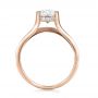 18k Rose Gold 18k Rose Gold Custom Diamond Engagement Ring - Front View -  100610 - Thumbnail