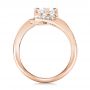14k Rose Gold 14k Rose Gold Custom Diamond Engagement Ring - Front View -  100782 - Thumbnail