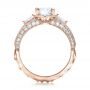 14k Rose Gold 14k Rose Gold Custom Diamond Engagement Ring - Front View -  101229 - Thumbnail