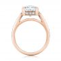 14k Rose Gold 14k Rose Gold Custom Diamond Engagement Ring - Front View -  102042 - Thumbnail