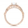 14k Rose Gold 14k Rose Gold Custom Diamond Engagement Ring - Front View -  102138 - Thumbnail