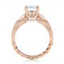 18k Rose Gold 18k Rose Gold Custom Diamond Engagement Ring - Front View -  102218 - Thumbnail