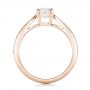 18k Rose Gold 18k Rose Gold Custom Diamond Engagement Ring - Front View -  102253 - Thumbnail