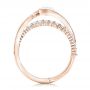 18k Rose Gold 18k Rose Gold Custom Diamond Engagement Ring - Front View -  102277 - Thumbnail