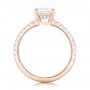 14k Rose Gold 14k Rose Gold Custom Diamond Engagement Ring - Front View -  102289 - Thumbnail