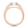 14k Rose Gold 14k Rose Gold Custom Diamond Engagement Ring - Front View -  102307 - Thumbnail