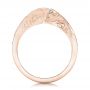 18k Rose Gold 18k Rose Gold Custom Diamond Engagement Ring - Front View -  102315 - Thumbnail