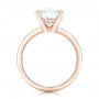 18k Rose Gold 18k Rose Gold Custom Diamond Engagement Ring - Front View -  102339 - Thumbnail