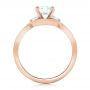 14k Rose Gold 14k Rose Gold Custom Diamond Engagement Ring - Front View -  102354 - Thumbnail
