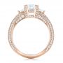 14k Rose Gold 14k Rose Gold Custom Diamond Engagement Ring - Front View -  102457 - Thumbnail