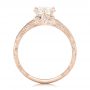 18k Rose Gold 18k Rose Gold Custom Diamond Engagement Ring - Front View -  102462 - Thumbnail