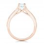 14k Rose Gold 14k Rose Gold Custom Diamond Engagement Ring - Front View -  102470 - Thumbnail