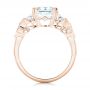 18k Rose Gold 18k Rose Gold Custom Diamond Engagement Ring - Front View -  102594 - Thumbnail
