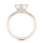 14k Rose Gold 14k Rose Gold Custom Diamond Engagement Ring - Front View -  102601 - Thumbnail