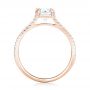 14k Rose Gold 14k Rose Gold Custom Diamond Engagement Ring - Front View -  102604 - Thumbnail