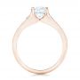 14k Rose Gold 14k Rose Gold Custom Diamond Engagement Ring - Front View -  102762 - Thumbnail