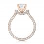 18k Rose Gold 18k Rose Gold Custom Diamond Engagement Ring - Front View -  102895 - Thumbnail