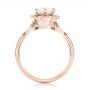 18k Rose Gold 18k Rose Gold Custom Diamond Engagement Ring - Front View -  102896 - Thumbnail