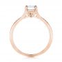 18k Rose Gold 18k Rose Gold Custom Diamond Engagement Ring - Front View -  102903 - Thumbnail
