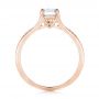 14k Rose Gold 14k Rose Gold Custom Diamond Engagement Ring - Front View -  102903 - Thumbnail