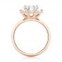14k Rose Gold 14k Rose Gold Custom Diamond Engagement Ring - Front View -  102927 - Thumbnail