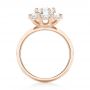 14k Rose Gold 14k Rose Gold Custom Diamond Engagement Ring - Front View -  102927 - Thumbnail