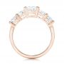 18k Rose Gold 18k Rose Gold Custom Diamond Engagement Ring - Front View -  102941 - Thumbnail