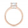 18k Rose Gold 18k Rose Gold Custom Diamond Engagement Ring - Front View -  102946 - Thumbnail