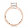 14k Rose Gold 14k Rose Gold Custom Diamond Engagement Ring - Front View -  102946 - Thumbnail