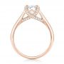 14k Rose Gold 14k Rose Gold Custom Diamond Engagement Ring - Front View -  102996 - Thumbnail